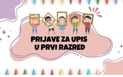 Upisi u 1. razred osnovne škole za školsku godinu 2026./2027.